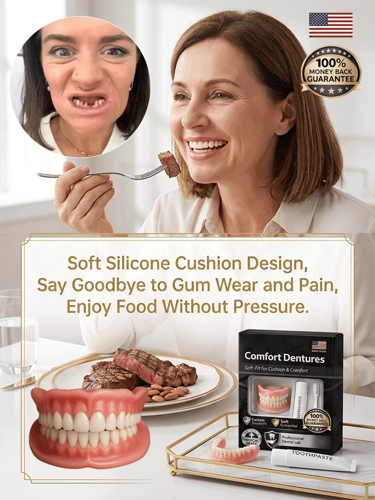 Premium Smart Denture Set: Mold a Secure, Slip-Free Fit at Home in Just 2 Minutes