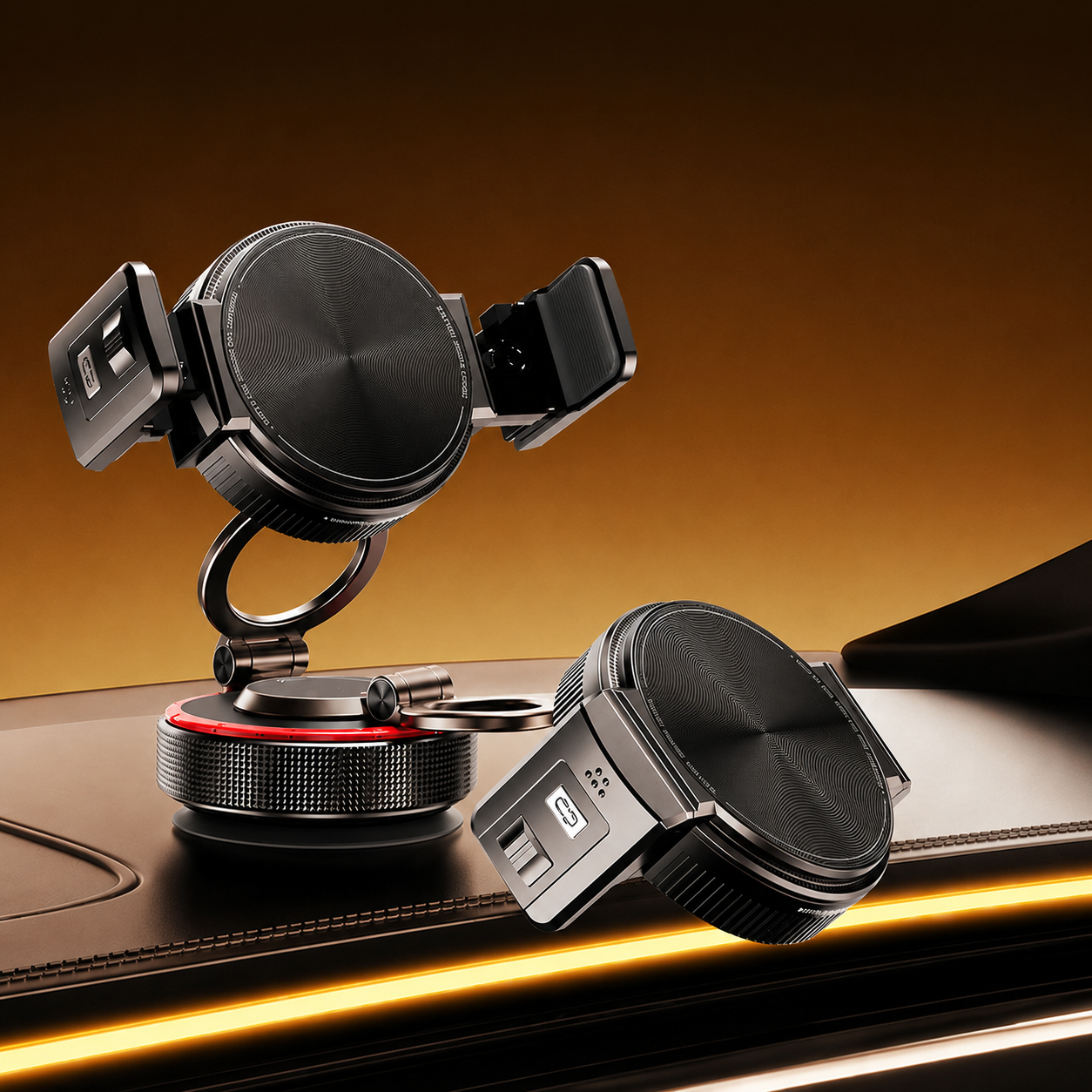 360° Vacuum Magnetic Car Phone Mount for Iphone & Android