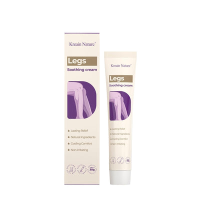 Soothing Leg Cream – Varicose & Spider Veins Relief, Cooling Gel for Leg Pressure & Discomfort, Natural Plant-Based Formula