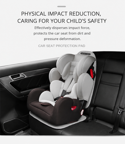 Premium Child Car Seat Protector Pad – Waterproof Non-Slip 600D Oxford Fabric, EPE Cushion, ISOFIX & LATCH Compatible