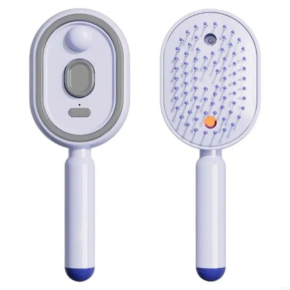 Wet Hair Brushes Electric Water Dispensing Massage Hair Brush with Buit in10ML Container Scalp Care For Dry Damaged Hair