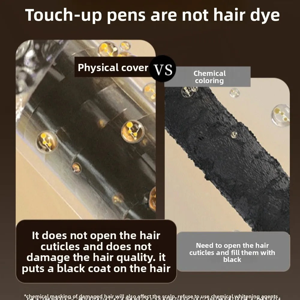 2-in-1 Handy Hair Color Comb Hair Styling Comb Hair Styling Pen Quick Hair Styling Hair Dye Comb Hair Color Tool