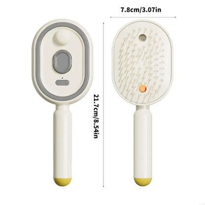 Wet Hair Brushes Electric Water Dispensing Massage Hair Brush with Buit in10ML Container Scalp Care For Dry Damaged Hair