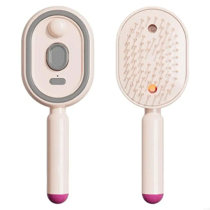 Wet Hair Brushes Electric Water Dispensing Massage Hair Brush with Buit in10ML Container Scalp Care For Dry Damaged Hair
