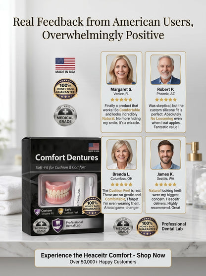 Premium Smart Denture Set: Mold a Secure, Slip-Free Fit at Home in Just 2 Minutes