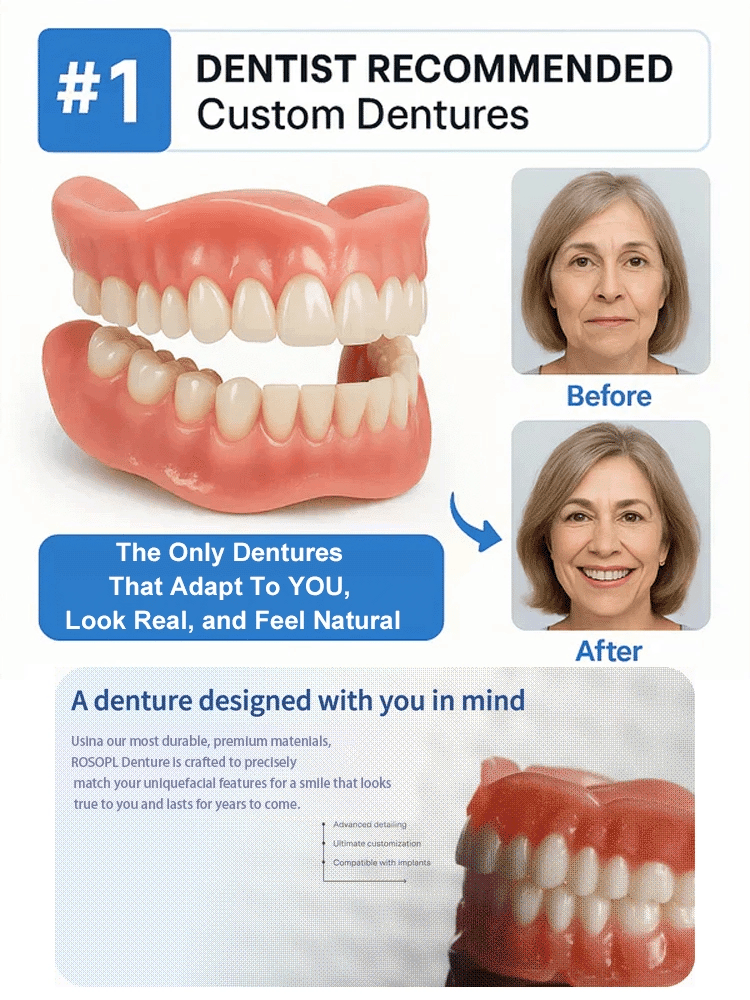 Premium Smart Denture Set: Mold a Secure, Slip-Free Fit at Home in Just 2 Minutes