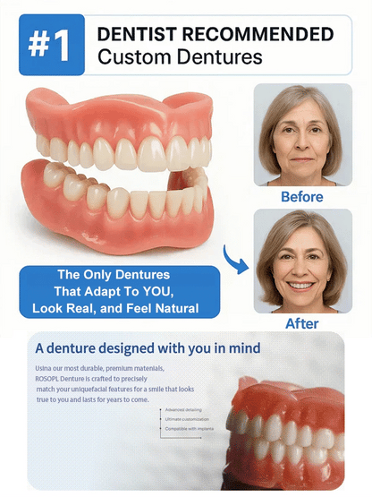 Premium Smart Denture Set: Mold a Secure, Slip-Free Fit at Home in Just 2 Minutes
