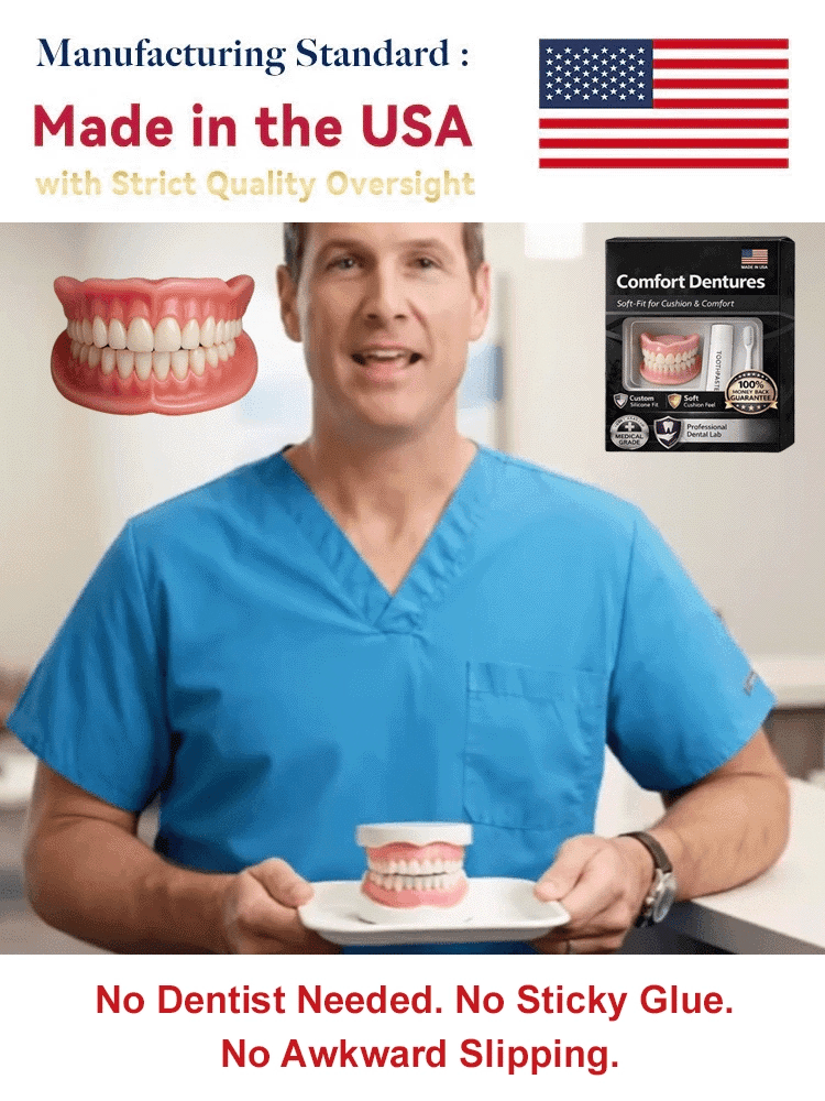 Premium Smart Denture Set: Mold a Secure, Slip-Free Fit at Home in Just 2 Minutes